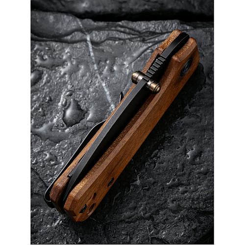Ніж складаний Civivi Baby Banter Cuibourtia Wood C19068SB-2
