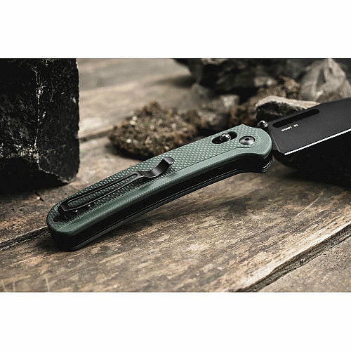 Чем складной Ganzo G768PT-GB сине-зеленый, черный клинок