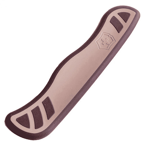 Накладка на ніж Victorinox V+ передня, 111 мм, бежева з коричневим