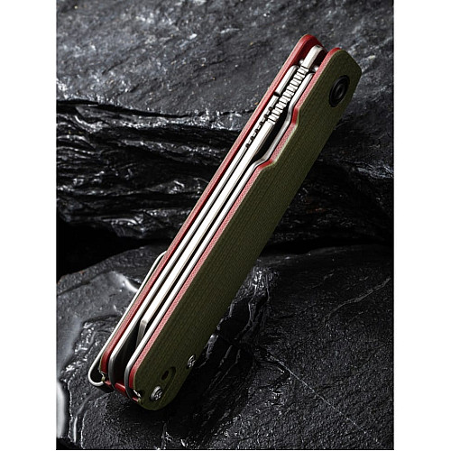 Нож складной Civivi Sendy Milled Green/Red C21004B-1