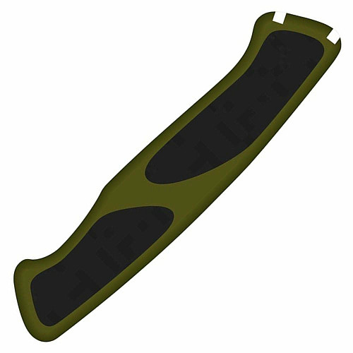Накладка на ніж Victorinox RangerGrip задня, 130 мм, зелена з чорним