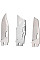 Набір змінних клинків Roxon (BA03; BA08; BA09) 3in1