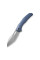Ніж складаний туристичний WE Knife Ignio Mystery Box, (8.39 см) CPM 20CV / 6AL4V Titanium синій