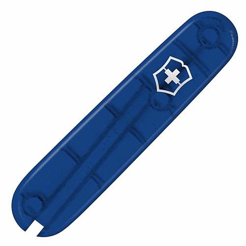 Накладка на ніж Victorinox kVa+ передня, з логотипом,  84 мм, прозора синя