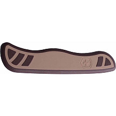 Накладка на нож Victorinox V+ передняя, 111 мм, бежевая с коричневым.