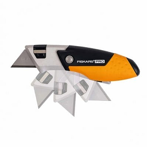 Компактный складной универсальный нож Fiskars CarbonMax (1062939)