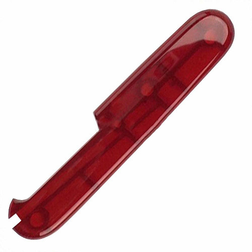 Накладка на ніж Victorinox задня, 91 мм, прозора червона