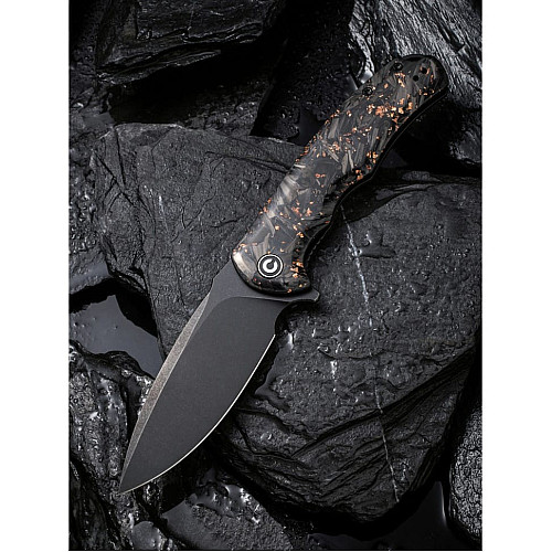 Ніж складаний Civivi Praxis Shredded Carbon Fiber C803I