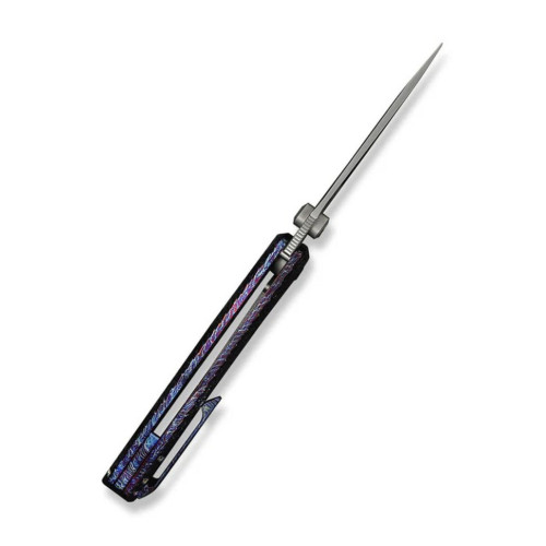 Ніж складаний туристичний Weknife Dracarys, (9.1 см) Böhler M390 / титан 6AL4V полум’яний
