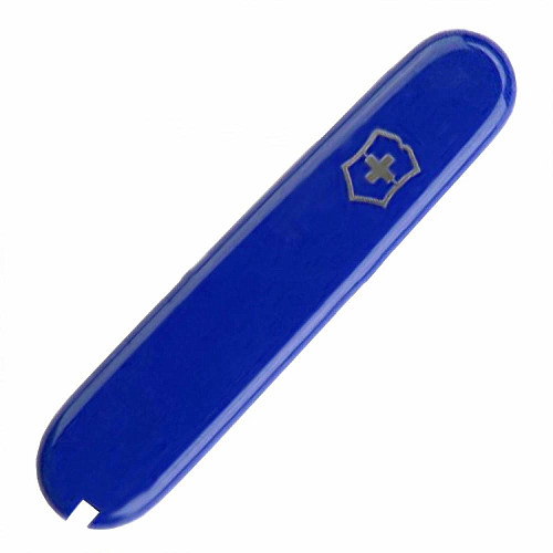Накладка на ніж Victorinox передня, з логотипом,  91 мм, синя
