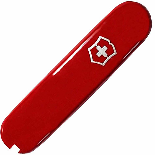Накладка на ніж Victorinox передня, з логотипом,  84 мм, червона