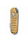 Нож Victorinox Classic SD Precious Alox Brass Gold 58мм/5функ/рифл/золотой