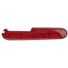 Накладка на нож Victorinox задняя, с штопором, 84 мм, прозрачная красная