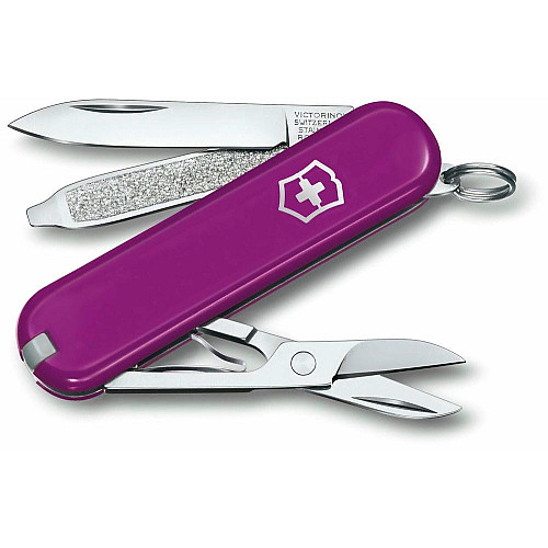 Ніж Victorinox Classic SD Colors Tasty Grape 58мм/7функ/фіолетовий