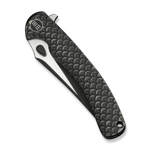 Ніж складаний туристичний Weknife Dracarys, (9.1 см) Böhler M390 / титан 6AL4V чорний