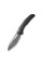 Ніж складаний туристичний WE Knife Ignio Mystery Box Ignio Mystery Box, (8.39 см) Damasteel (Hakkapella) / 6AL4V Titanium чорний