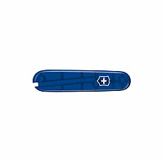 Накладка на нож Victorinox kVa+ передняя, с логотипом, 84 мм, прозрачная синяя