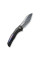 Ніж складаний туристичний WE Knife Ignio Mystery Box Ignio Mystery Box, (8.39 см) Damasteel (Hakkapella) / 6AL4V Titanium чорний