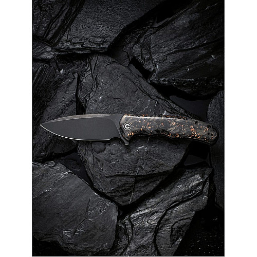 Ніж складаний Civivi Praxis Shredded Carbon Fiber C803I