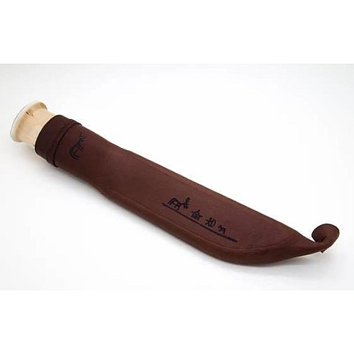 Нож LAPPI Puukko Leuku 175 с рукояткой из карельской березы и рога северного оленя (14200)