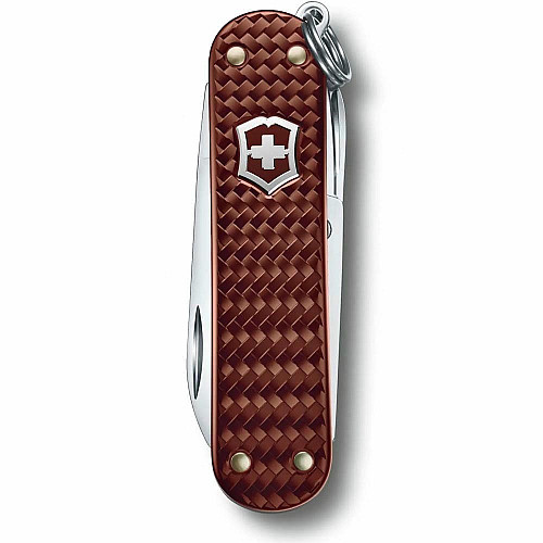 Нож Victorinox Classic SD Precious Alox Hazel Brown 58мм/5функ/рифл/коричневый