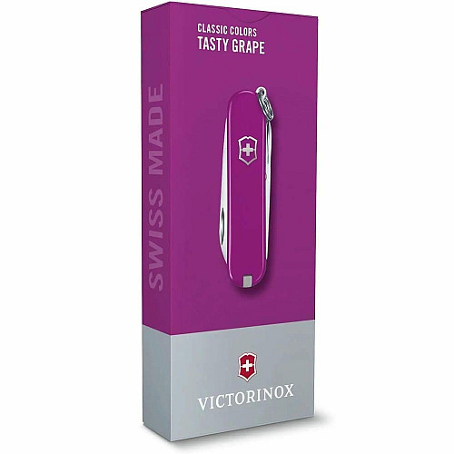 Ніж Victorinox Classic SD Colors Tasty Grape 58мм/7функ/фіолетовий