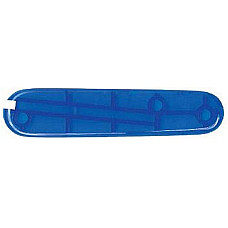 Накладка на нож Victorinox без штопора, задняя, 84 мм, прозрачная синяя