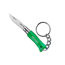 Ніж-брелок Opinel №2 Keychain Inox зелений