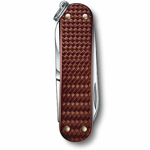 Нож Victorinox Classic SD Precious Alox Hazel Brown 58мм/5функ/рифл/коричневый