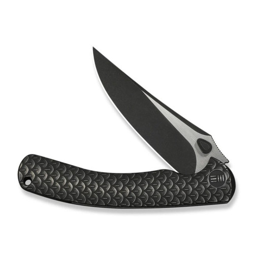 Ніж складаний туристичний Weknife Dracarys, (9.1 см) Böhler M390 / титан 6AL4V чорний