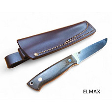 Ніж Trapper 115, (ELMAX 115х26х3,5мм, 60HRC) чохол - шкіра, руків`я - Micarta, BRISA