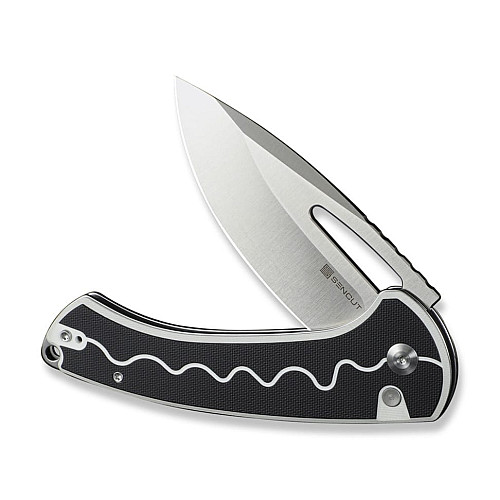 Ніж складаний Sencut Squiggy White/Black S24082A-1