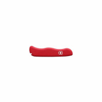 Накладка на нож Victorinox передняя, с логотипом, 111 мм, красная