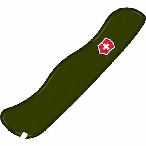 Накладка на ніж Victorinox Va+ передня, з логотипом,  111 мм, зелена