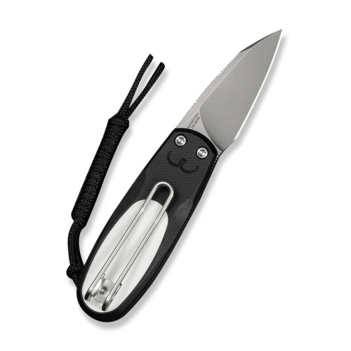 Ніж складаний кишеньковий Civivi Purr, (4.65 см) Nitro-V / G10 чорний/білий