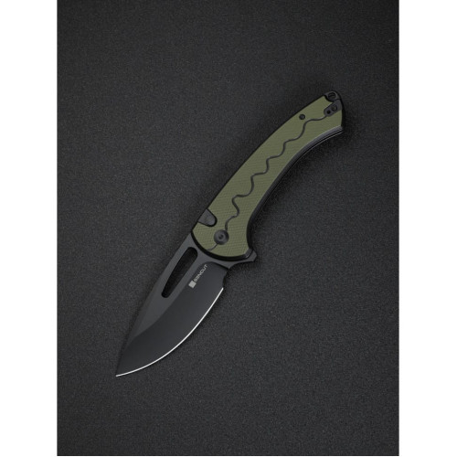 Ніж складаний Sencut Squiggy Black/Green S24082A-2