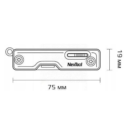 Мультитул NexTool Multi Functional Knife, синій