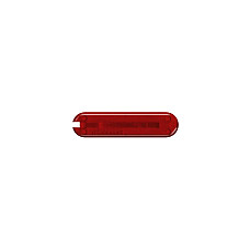 Накладка на ніж Victorinox задня, 58 мм, прозора червона