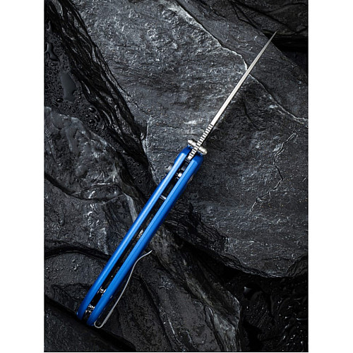 Ніж складаний Civivi Qubit Bright Blue Aluminum C22030E-3