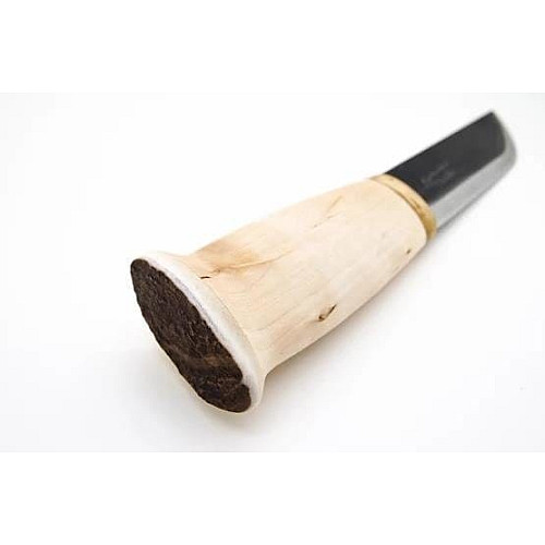 Нож LAPPI Puukko Leuku 175 с рукояткой из карельской березы и рога северного оленя (14200)