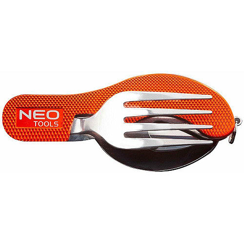 Ніж складаний Neo Tools, туристичний з виделкою та ложкою