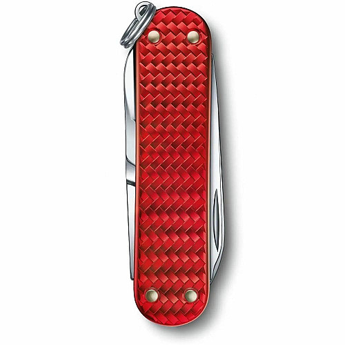Нож Victorinox Classic SD Precious Alox Iconic Red 58мм/5функ/рифл/красный