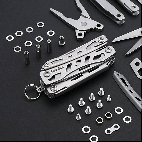 Мультитул NexTool Mini Flagship срібний