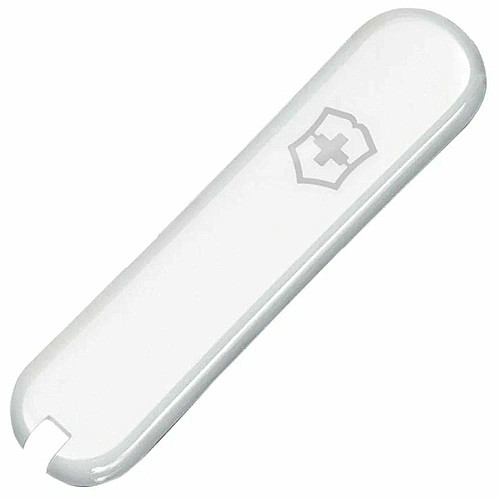 Накладка на ніж Victorinox передня, з логотипом,  58 мм, біла
