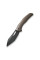 Ніж складаний туристичний WE Knife Ignio Mystery Box, (8.4 см) CPM 20CV / титан 6AL4V бронзовий