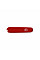 Накладка на нож Victorinox передняя, с логотипом, 91 мм, красная