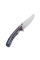 Ніж складаний туристичний Weknife Dracarys, (9.1 см) Böhler M390 / титан 6AL4V полум’яний