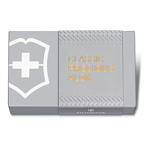 Нож Victorinox Classic SD Precious Alox Brass Gold 58мм/5функ/рифл/золотой