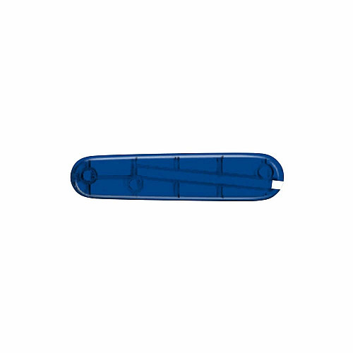 Накладка на ніж Victorinox без штопора, задня, 84 мм, прозора синя