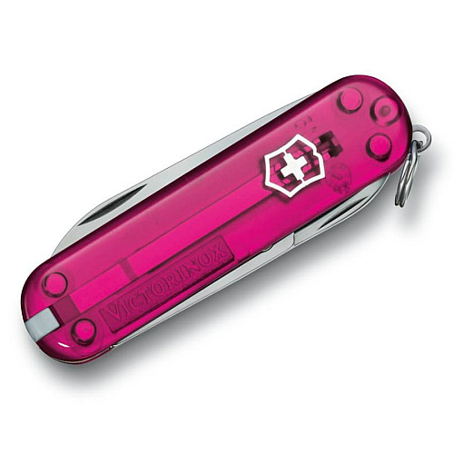 Накладка на нож Victorinox передняя, с логотипом, 58 мм, прозрачная